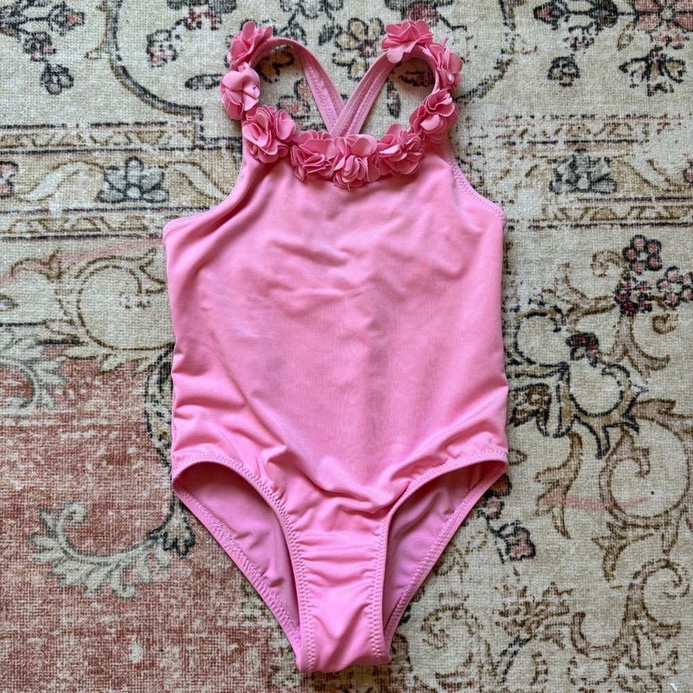 Zara One Piece Floral Swimsuit